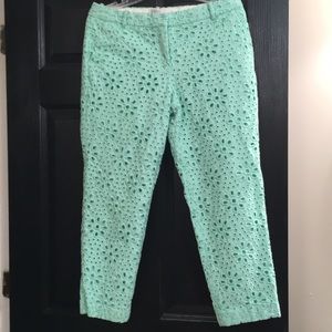 J crew cafe Capri size 8 Euc lined